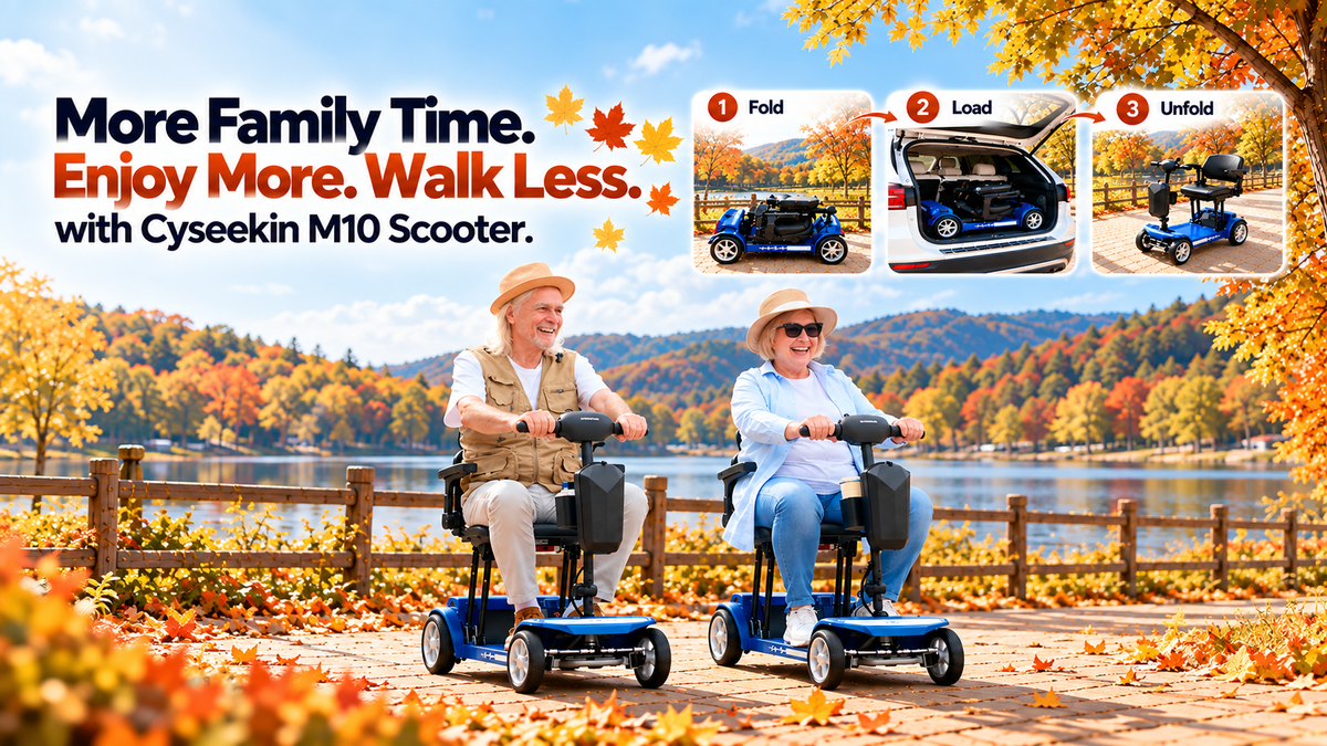 Make Family Outings Easier with a Foldable Mobility Scooter