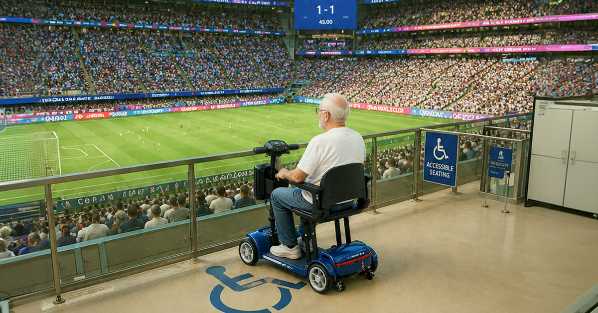 How Mobility Scooters Help Seniors Enjoy Sporting Events, Travel & Family Moments Comfortably