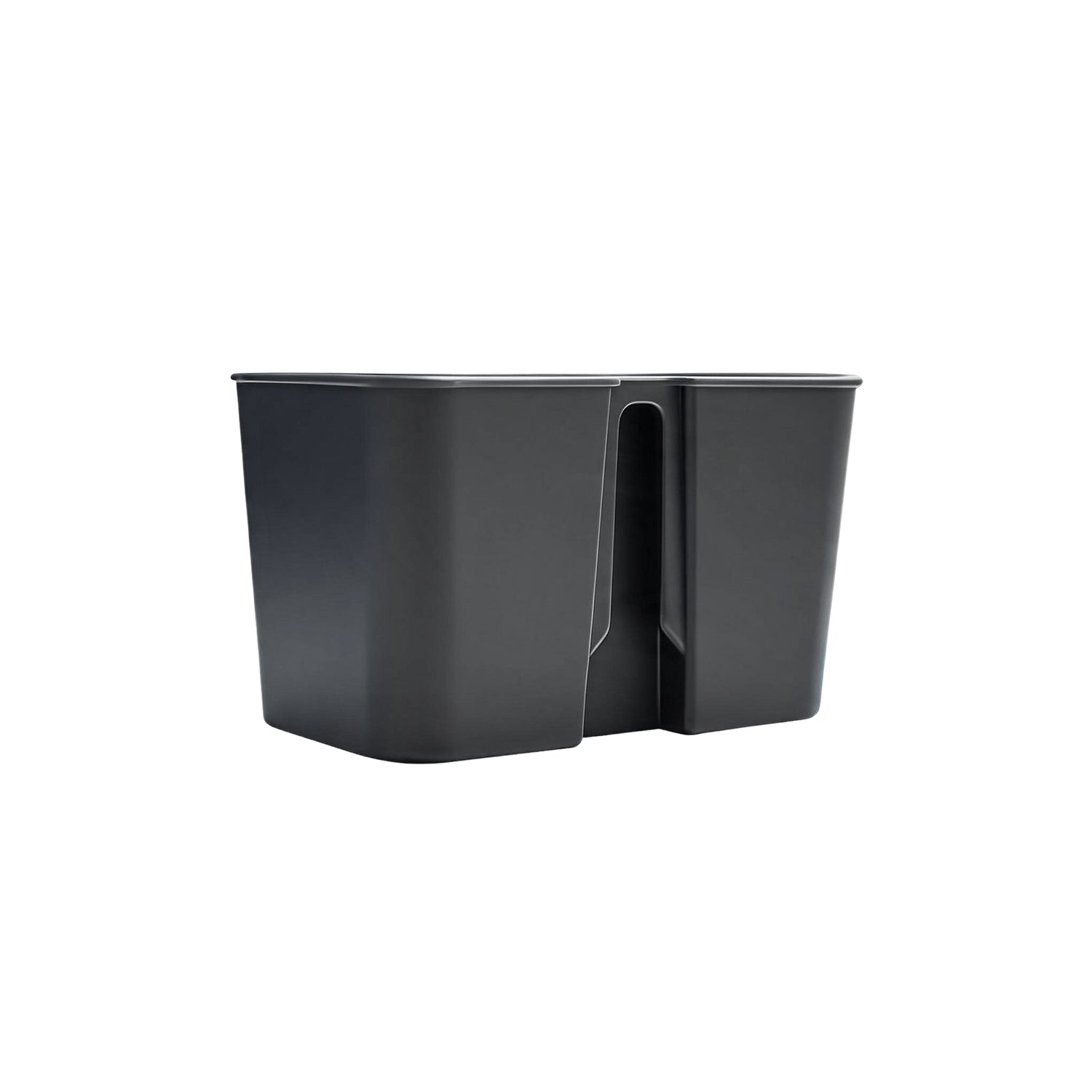 2-in-1 Front Storage Basket & Cup Holder