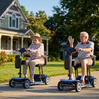 Cyseekin M10 Family Bundle – 2 × 12Ah Mobility Scooters