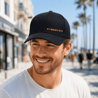 Cyseekin Classic Summer Sun Hat – Breathable Baseball Cap for Outdoor Mobility & Comfort (Black)