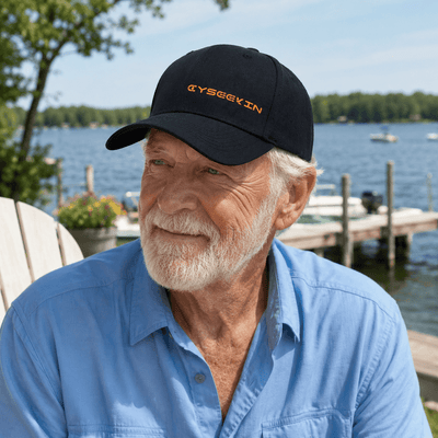 Cyseekin Classic Summer Sun Hat – Breathable Baseball Cap for Outdoor Mobility & Comfort (Black)