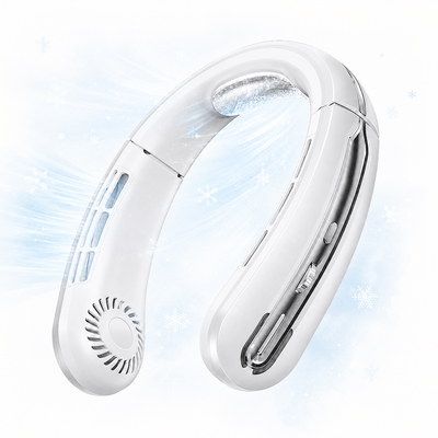 Portable Hands-Free Neck Fan – Rechargeable, Lightweight, 3-Speed Cooling