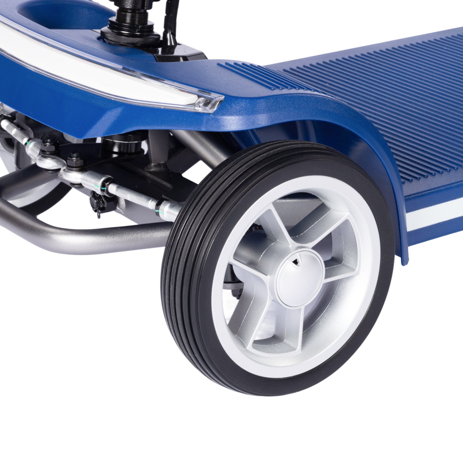 Mobility scooter with solid tires no flat maintenance